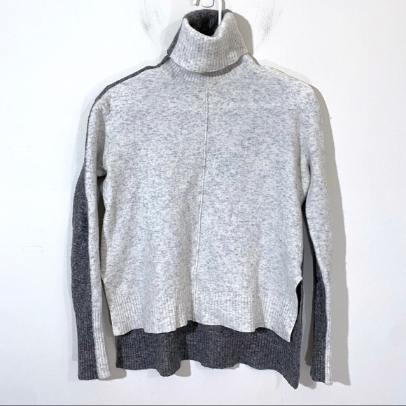 Athleta Transit Colorblock Turtleneck Merino Wool Small - Picture 2 of 7
